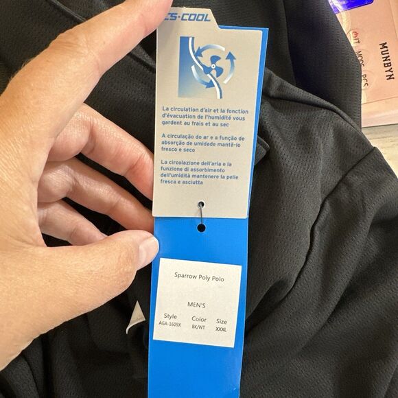 Capelli Sport Baltimore MD Soccer Polo Shirt Men's XXXL Black Jersey - Picture 9 of 15